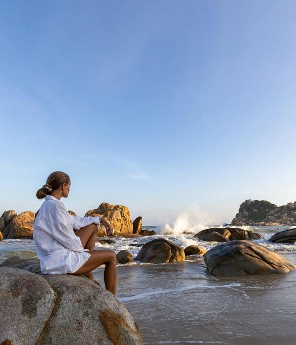 Person looking out over a calm landscape at dawn, embodying peace and mental clarity.